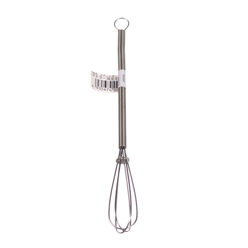 Japan imported egg beater stainless steel hand mixer baking cream stirring stick household mini egg beater small kitchen manual egg beater