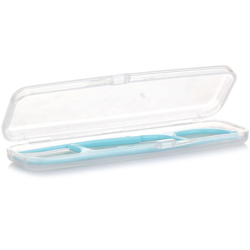 Yekee disposable dental floss sticks, flat floss toothpick bags, 100 pieces Y-9832