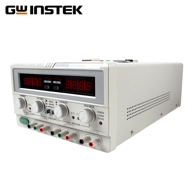 GWINSTEK GPC-3060D丨6030D multi-channel DC regulated power supply linear three-group output 30/60V 3/5A GPC-3060D (30V 6A 375W)