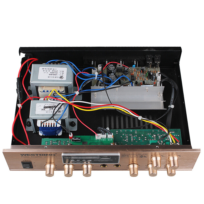 Westin constant voltage and constant resistance power amplifier, ceiling speaker, public broadcasting, Bluetooth power amplifier, background music system, 5-zone engineering power amplifier, 601 constant voltage and fixed resistance dual-purpose power amplifier