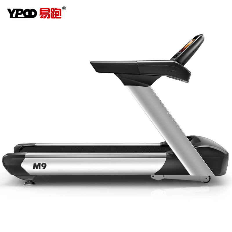 Easy run M9 commercial treadmill high-end intelligent silent shock-absorbing fitness equipment sports indoor gym dedicated 500 pounds 21.5-inch color screen 6HP AC motor