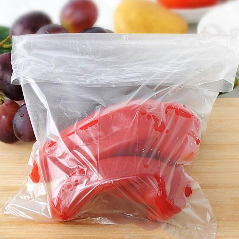 Asahi Baoxian Japanese brand fresh-keeping bag medium disposable PE removable food plastic bag portable 30*20cm*70 pieces
