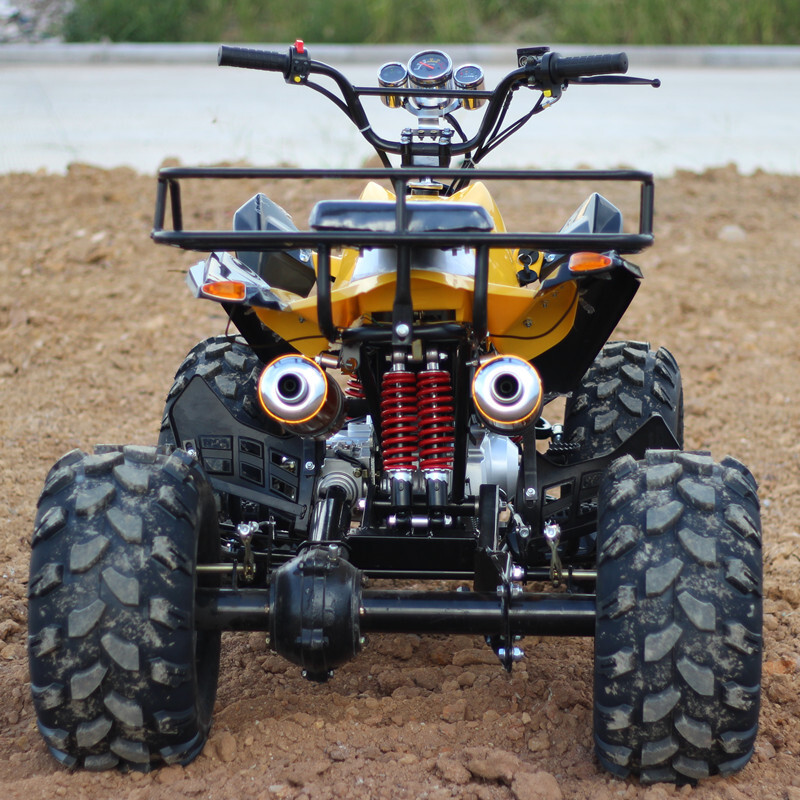 ATV four-wheel off-road motorcycle all-terrain vehicle ATV mountain bike adult gasoline 125cc differential shaft drive 8-inch small Mars road vacuum tire 6-inch chain transmission standard model