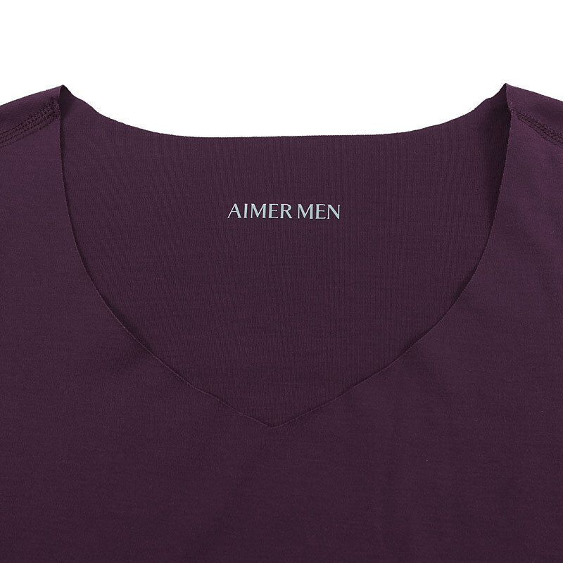 Mr. Admiration T-shirt men's high-end Tencel Modal skin-friendly solid color men's bottoming short-sleeved T-shirt NS12F61 gray 3XL (185)