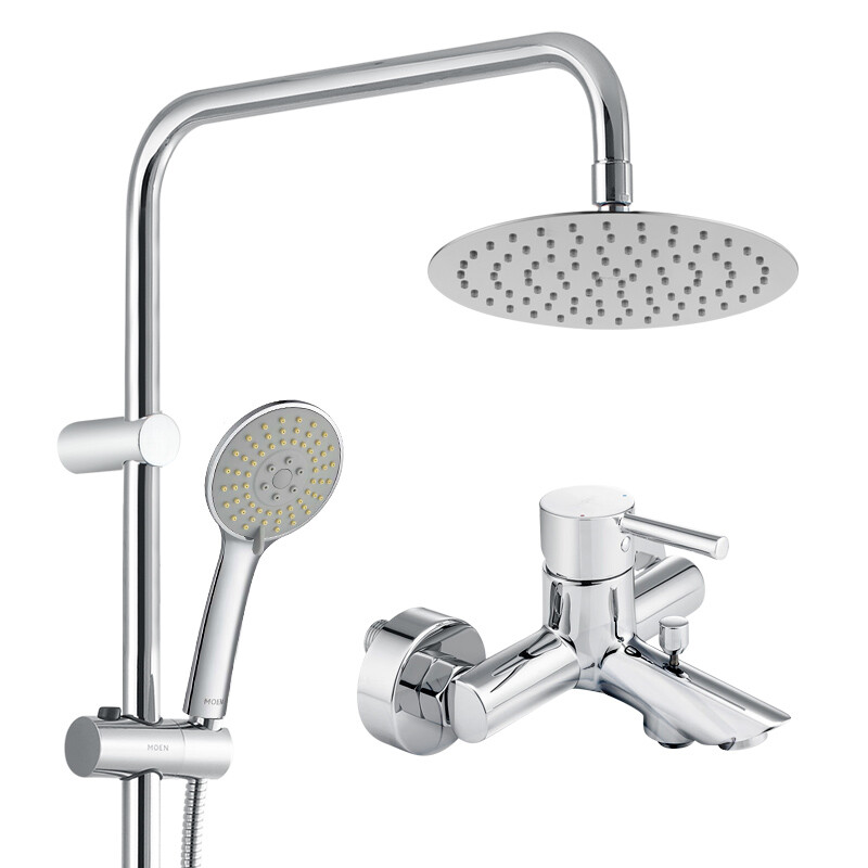 Moen Shower Set Bathroom Ultra Thin Stainless Steel Supercharged Moen Shower Set Bathroom Ultra Thin Stainless Steel Supercharged Head Top Spray Multi Function Hand Faucet Hot And Cold 14132h M22061