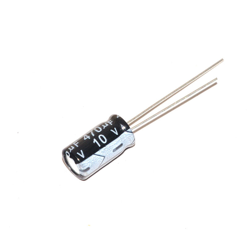 TaoTimeClub electrolytic capacitor 10V/470UF volume 6*12 aluminum electrolytic capacitor 10 pieces
