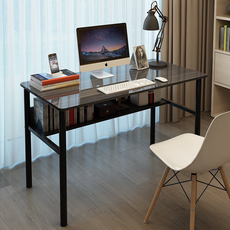 Harlowton Halodn Desktop Computer Desk Home Notebook Simple Harlowton Halodn Desktop Computer Desk Home Notebook Simple Office Learning Training Table Student Black Drawing 80 50 73cm
