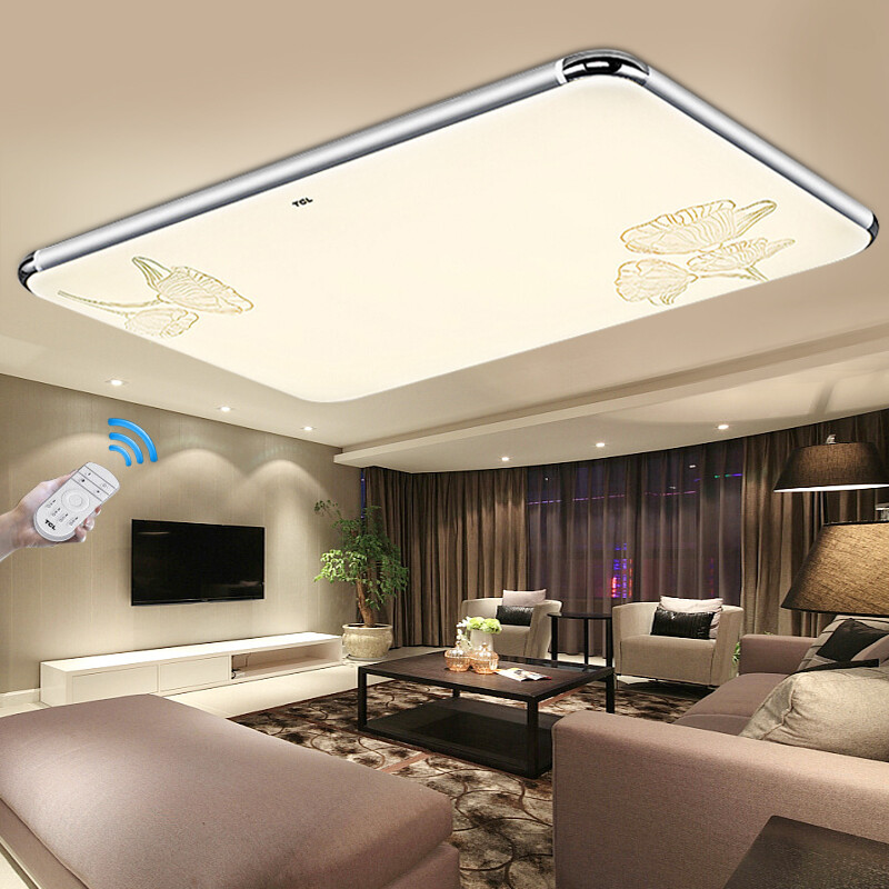 Tcl Led Ceiling Lamp Cool Chi 72w Stepless Dimming Modern Minimalist Tcl Led Ceiling Lamp Cool Chi 72w Stepless Dimming Modern Minimalist Living Room Dining Bedroom Office Lighting Fixtures Rectangular