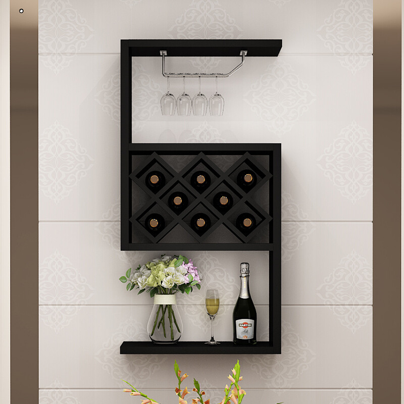 Harlowton Simple Modern Wine Rack Wall Mounted Cabinet Harlowton Simple Modern Wine Rack Wall Mounted Cabinet Restaurant Creative Hanging