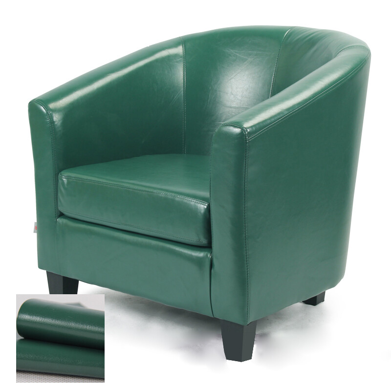 Huaying Furniture Simple Modern Fabric Single Sofa Chair Double Huaying Furniture Simple Modern Fabric Single Sofa Chair Double European Hotel Circle Small Apartment Living Room Leather Emerald Pu