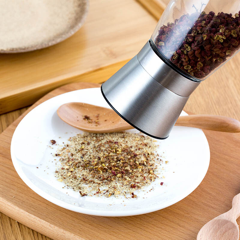 Olodo German grinder manual grinding bottle household pepper grinder freshly ground black pepper grinder tall pepper grinder (PP)