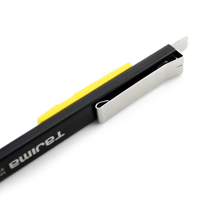 Tajima Small 9mm Width 30 Sharp Angle Utility Knife Push and Twist Automatic Locking 1101-0751