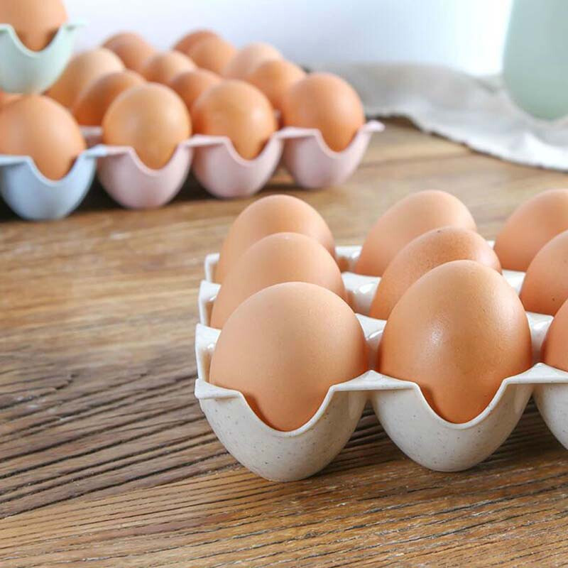 Mi Shuo egg storage box refrigerator cabinet egg box egg tray blue