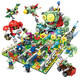 Neue Bausteine ​​für Jungen versammelten Ninja -Serienpflanzen gegen Zombies 10 Jahre alte kompatible Lego -Spielzeuge verbessert die Version von Zombies Crazy Backyard [687 Geschenkbox]
