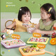 Royalstar ice frying machine household small mini ice cream machine Children's Day gift homemade DIY fruit ice cream machine high-value internet celebrity fried yogurt machine plug-in fried ice tray Kiwi green [food contact 304 steel surface] + fried ice shovel *2