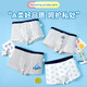 Langsha children's underwear boys boxer teenagers cotton medium and large children's boxer briefs type A student shorts 160