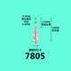 Ouoety Zeiss Stylus à trois coordonnées Renishaw Stylus Zeiss sonde HexCon n ° 6 0035 Ruby 1.5 * L No. 8 3882 Ruby 2.0 * L20 * M2