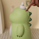 Super cute little milk dragon piggy bank for children, anti-fall for boys and girls, depositable and removable piggy bank gift ornaments, small milk dragon - light luxury green
