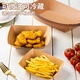Edo disposable kraft paper boat box, disposable chicken popcorn open box, French fries box, fried chicken nuggets picnic box, 20 pieces