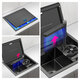 
JOMOO Invisible Sink Bar Washing Basin Concealed Flip Cover Middle Island Table High Pressure Cup Washer Coffee Shop West Kitchen Small Sink 4839 Sink + Drain + Cup Washer
