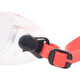 Speedo classic Futura children's swimming goggles 10-15 years old, anti-fog, soft, comfortable and universal, transparent/red
