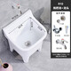 Lefit (lfte) bathroom ceramic wash mop pool balcony mop trough household Taiwan control large, medium and small mop basin courtyard mop pool 910 manual water delivery to home