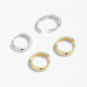 Xinshe S999 Fuß Silberohrringe für Frauen 2025 Neue Style Piercing Ohrringe Ohrringe Stollen Sterling Silber Design hochwertige Ohrringe 12mm [2 Pakete]
