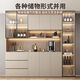 CLCEY2024新款餐边柜一体靠墙高柜餐厅储物茶水碗柜家用现代简约客厅收 主图款 款式140长送货入户+安装