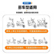 Yuhua Electric Bicycle Rear View Mirror TIle courte Miroir rond pliable Emma Véhicule électrique Miroir à 360 degrés Modification universelle