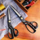 Daji professional tailoring scissors, manganese steel forged clothing scissors, sewing cloth cutting, household leather scissors, large scissors, multi-size, 10-inch tailoring scissors (total length 26cm)