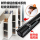 
Aolisheng heavy-duty stair cabinet slide rail damping buffer drawer track thickened shoe cabinet guide rail bottom mounting slide load bearing 240 Jin [Jin equals 0.5 kg] [regular model] Ya black/two-pack/A2047 800--1850mm pull out 1050mm
