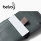 Bellroy Australia Coin Brieftasche Spring Neue Leder Brieftasche Münzkartenspeicherpaket Funktion Wallet Ink Grau Grün