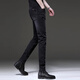 
JEEP SPIRIT jeans men's spring and autumn new retro stretch trousers loose small straight-leg fashion casual pants men 1048 black 31