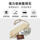 Sac antivol, sac à taille étroite, voyage à l'étranger, sac et femmes européennes sac à passeport invisible, ceinture de téléphone mobile de voyage antivol, kaki invisible, ajustement proche, antivol, code égal