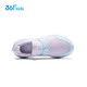 361 children's shoes, children's sports shoes, one foot, 25 summer boys and girls, and they can easily wear and lace-free running shoes, purple 35
