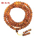 Haoying Fushun amber west open-air old material bracelet first-hand source handmade beads 108 plant amber 8MM