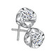 EothPT950 platinum four-leaf clover earrings for girls fashion earrings and earrings Chinese Valentine's Day gift for girlfriend's birthday PT950 platinum four-leaf clover earrings + certificate