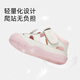 Tylanis 101 Nuevos zapatos para niños de verano para niños y bebés zapatos para bebés y sandalias de niñas Beatables y sin deslizamiento de zapatos delanteros juguetes blancos/polvo 20 longitud interior 13.5 cm adecuada para el pie de longitud 12.8-13.2
