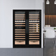 Gironde Embraco ultra-thin embedded red wine cabinet constant temperature wine cabinet beverage cabinet tea refrigerated fresh cabinet 100 pieces living room household first-level energy efficiency JC275 frequency conversion first-level energy efficiency + single temperature 102 bottles