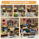 Jihuang mini cocina juego completo de regalos de cumpleaños de cocina y cocina de cocina reales