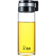 
Sino single-layer glass cup car-mounted men's large capacity portable tea cup with filter mesh thickened water cup XN-6075/6076 Glass cup: 6075-480ML+ cup set cup brush 360ML-695ML