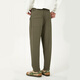 Narkless otoño e invierno de cuatro lados de cuatro lados y fáciles de montar pantalones inteligentes Nuevo estilo relajante pantalones casuales de hombres pantalones hombres clb4855m-2 albaricoque verde 34