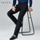 Talented men's trousers 2020 spring and summer men's solid color crisp business trousers, slim and stylish work formal trousers 50201E0920 dark blue 37/94 (180/92B)