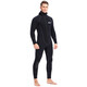 Swimming speed (Yon sub) YON SUB wetsuit one-piece thickened hooded wetsuit snorkeling suit 5mm winter swimming thermal suit cold-proof surfing suit black 5MM thickness L