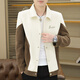 Coole Lawjacke Herren Frühling und Herbst Neue Mode koreanische Lappeljacke Herren Mode Casual Kleid vielseitige Männer Top 9901 Black L
