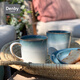 Denby Birthday Gift Mist Denby British Imported Mug Ceramic Water Cup Coffee Cup Love (Member) Azure Mist Mug + Gift Box
