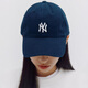 MLB棒球帽子男女情侣款软顶韩版洋基队NY经典小标遮阳送礼CP77