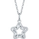 Liuguifu Jewelry Platinum Pendant Star Love White Gold Necklace Pendant Women's PT0600032 1.7g