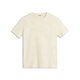 Jinba Herrenbekleidung [hohe Baumwolle] Jinba Herrenkleidung 2025 Frühling und Sommer Neues Herren runder Nacken T-Shirt Casual Kurzarm Ftce1343 Milchweiß M (170)