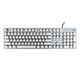 Logitech K845 Font-transparente PBT Rainbow Keycap/Lipstick Beauty/Punk/National Tendencia/Little Liu Duck KeyCap K845 Classic Punk KeyCap-White